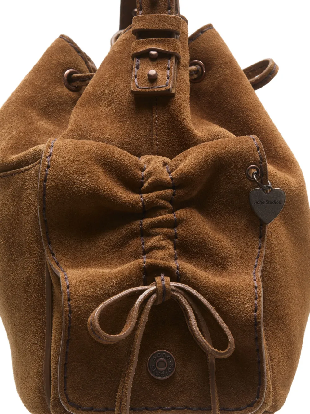 Acne Studios Multipocket Shoulder Bag In Brown