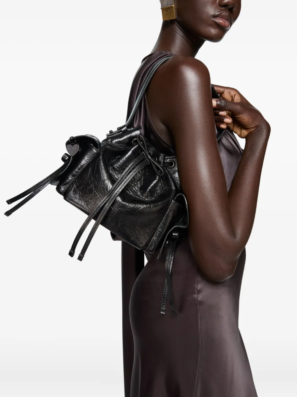 Acne Studios Schoudertas met meerdere zakken Zwart