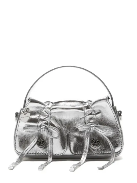 Acne Studios bow-detail calf leather satchel