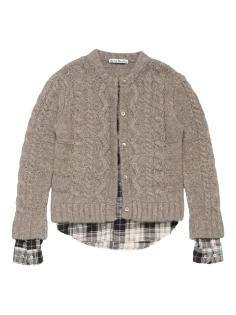 Acne Studios cable-knit cardigan