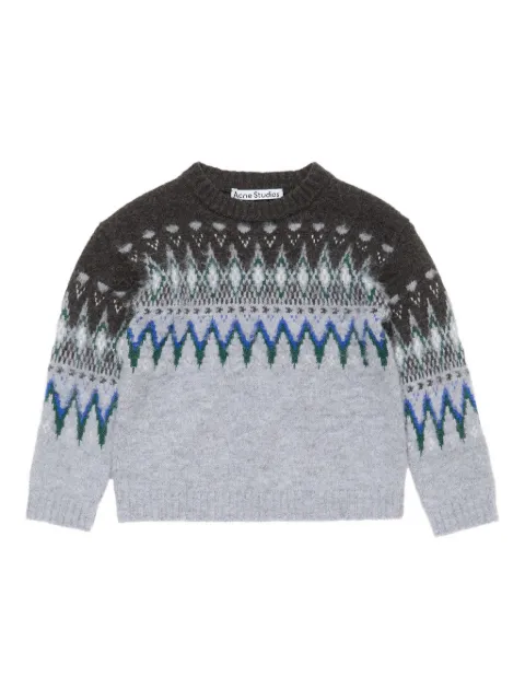 Acne Studios fairislepattern wool sweater