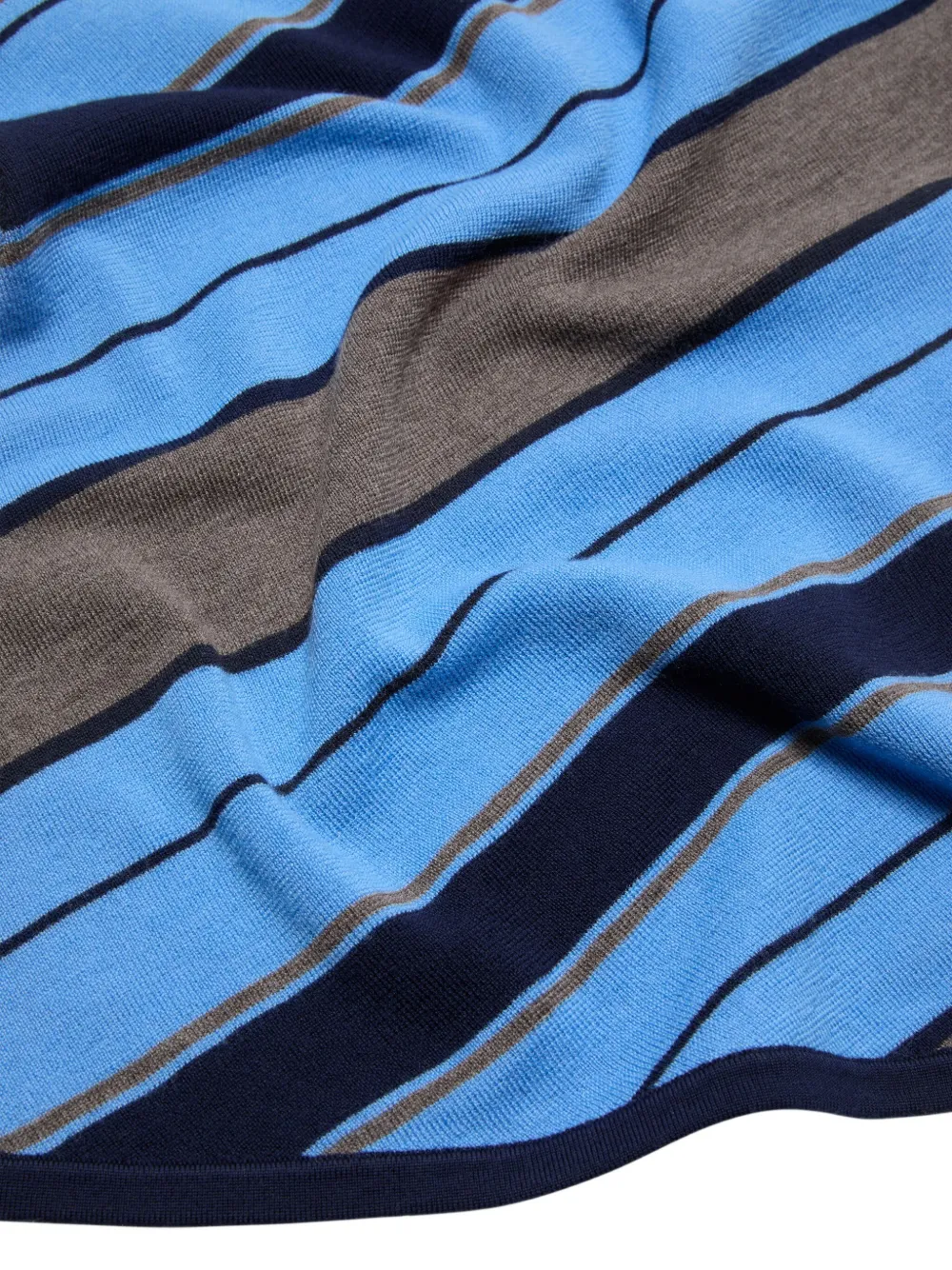 Acne Studios Top met diagonale streep en polokraag Blauw