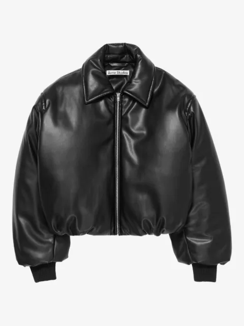 Acne Studios padded faux-leather jacket