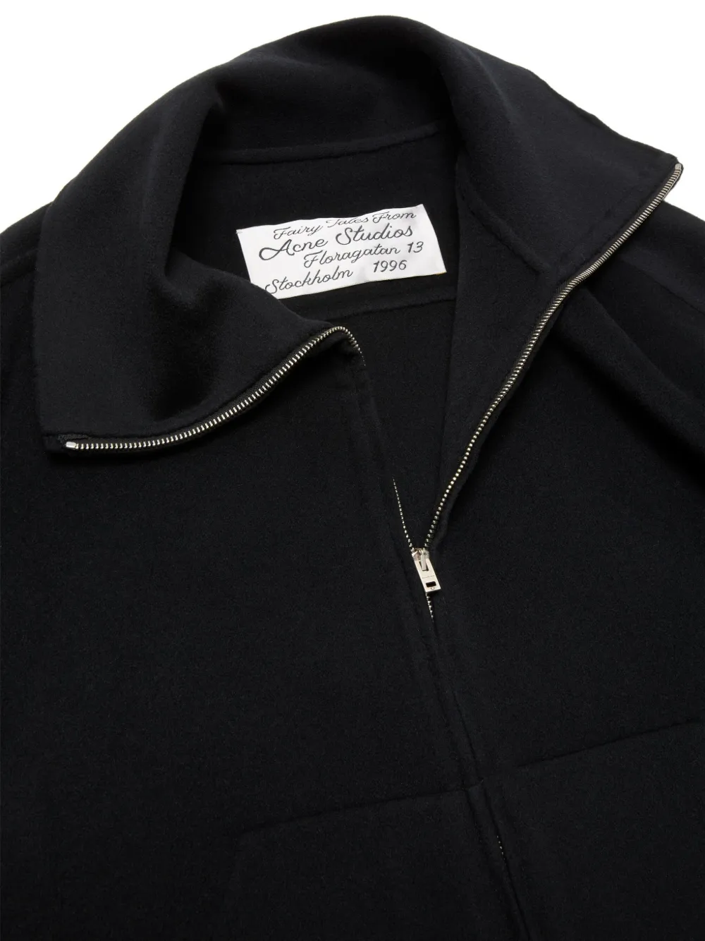 Acne Studios Jack met hoge hals Zwart