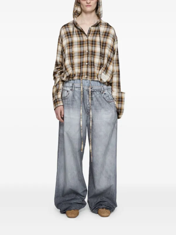 Acne Studios チェック シャツ | ニュートラル | FARFETCH JP