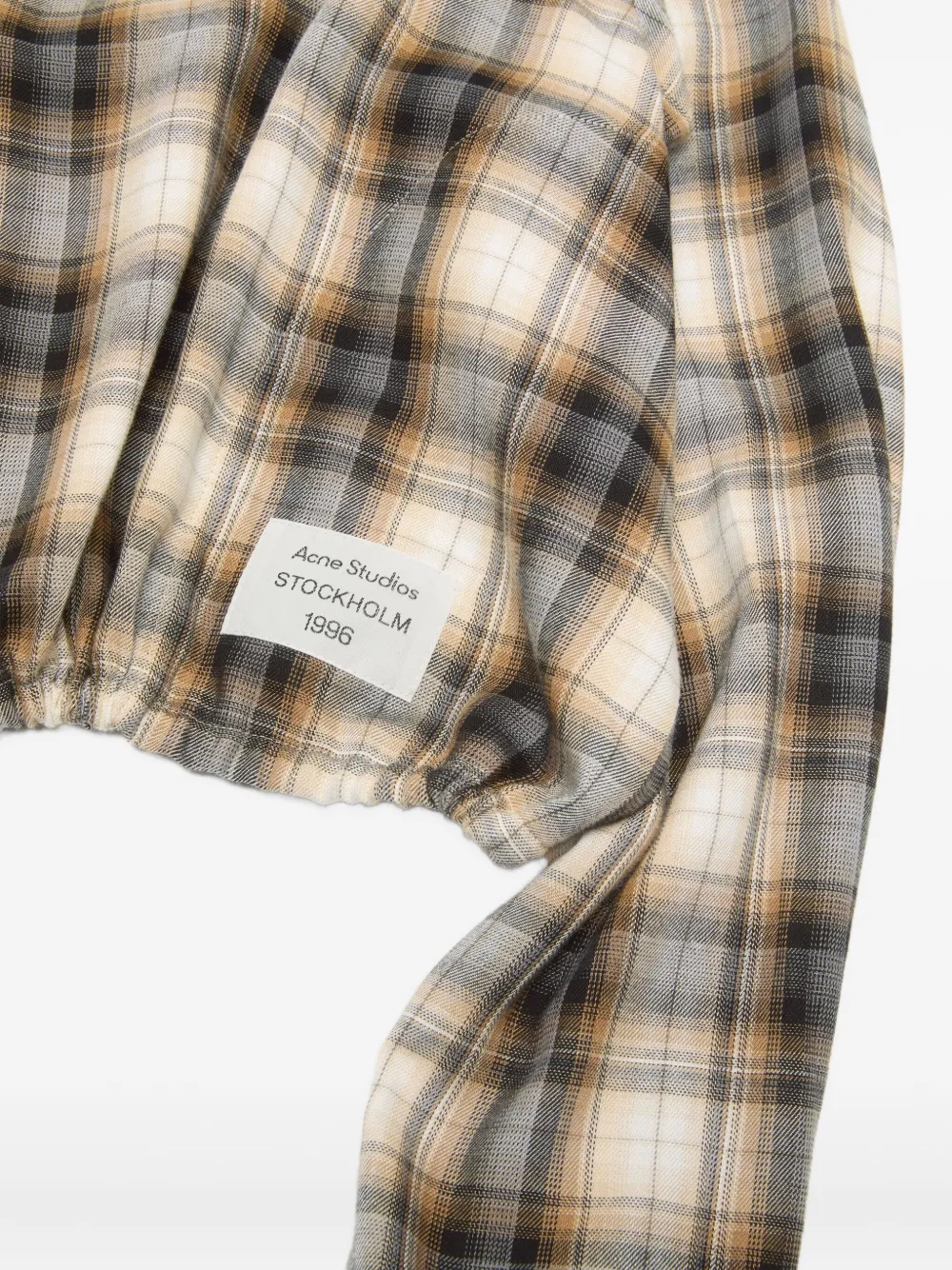 Acne Studios チェック シャツ | ニュートラル | FARFETCH JP