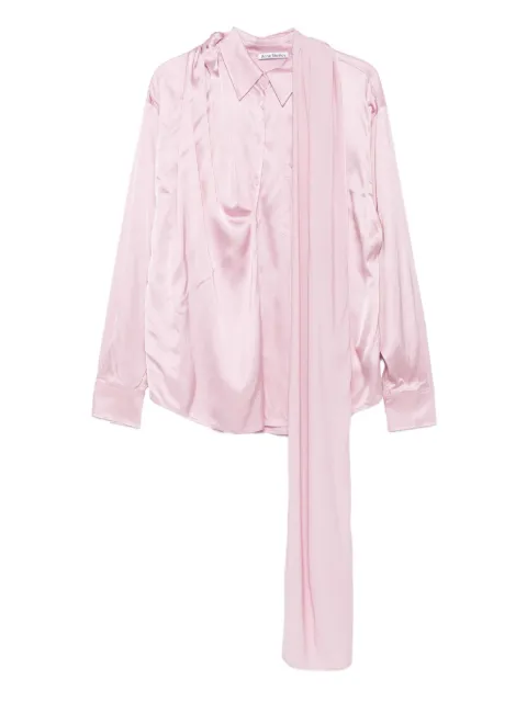 Acne Studios Saia lápis risca de giz