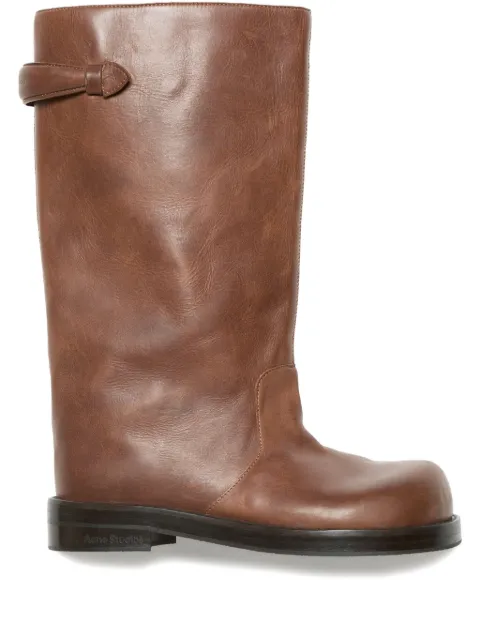 Acne Studios leather knee-high boots