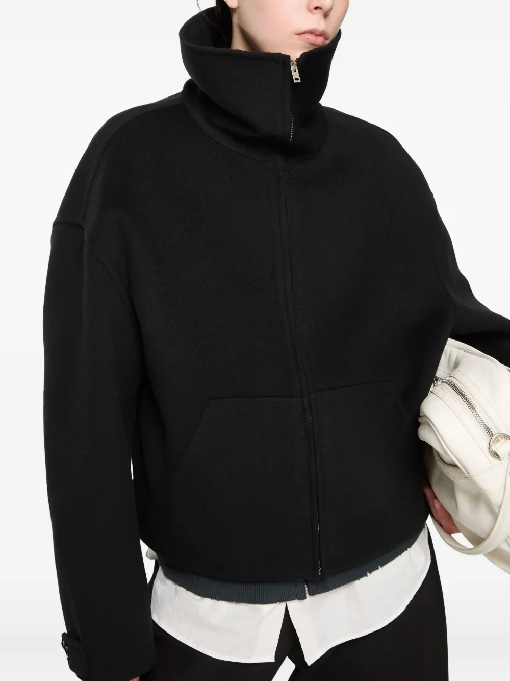 Acne Studios Jack met hoge hals Zwart