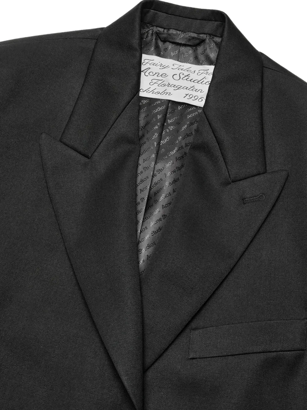  Acne Studios Buttoned Blazer - Black 