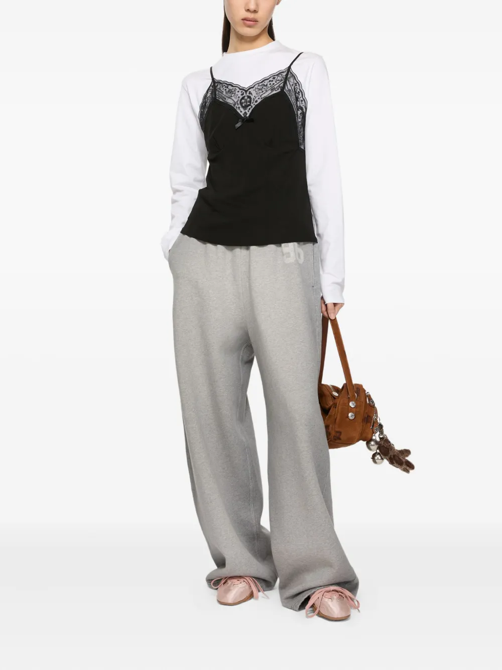Acne Studios logo sweatpants - Grijs