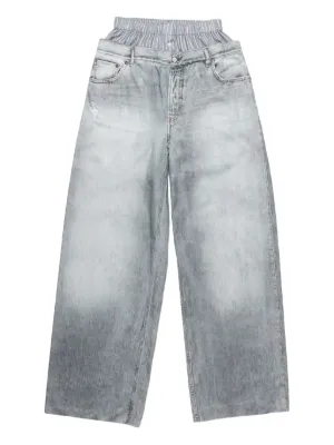 Acne Studios トロンプルイユ パンツ | ブルー | FARFETCH JP