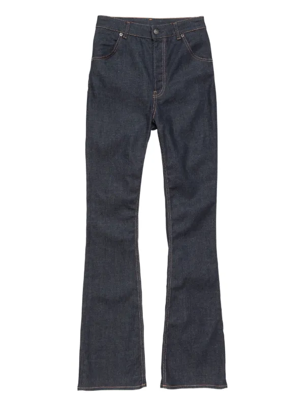 Acne Studios リボンディテール パンツ | ブルー | FARFETCH JP