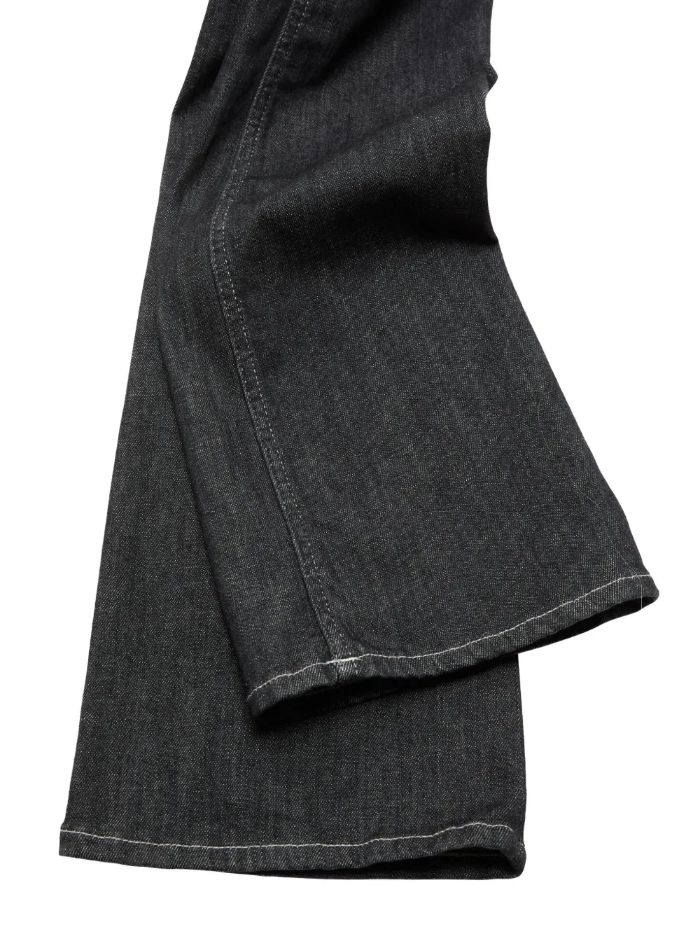 Acne Studios Flared broek met strik Zwart