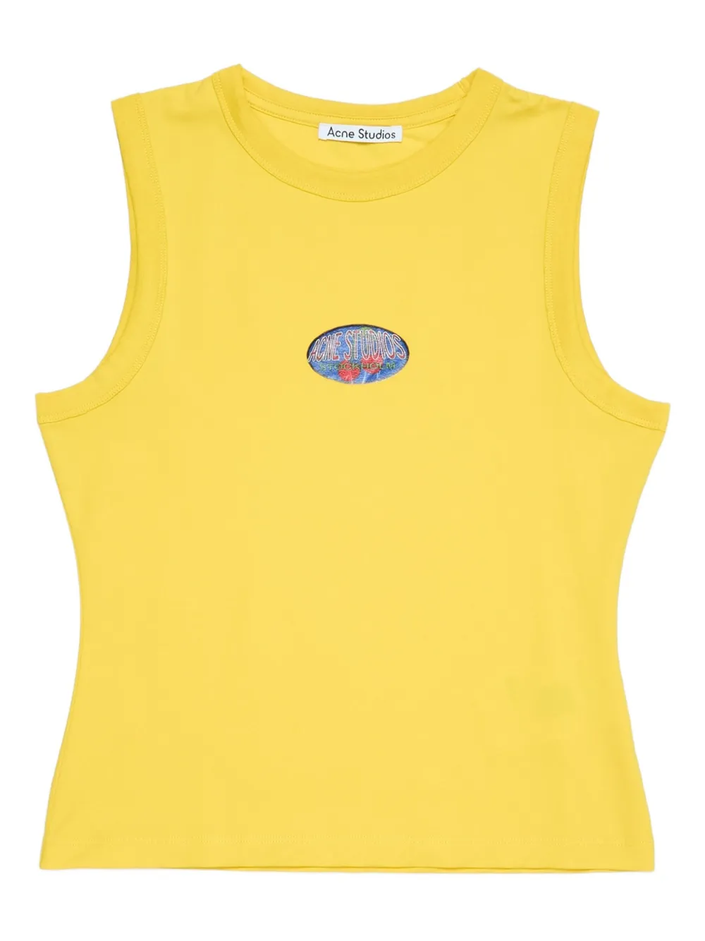 Acne Studios jersey top - イエロー Acne Studios jersey top - イエロー