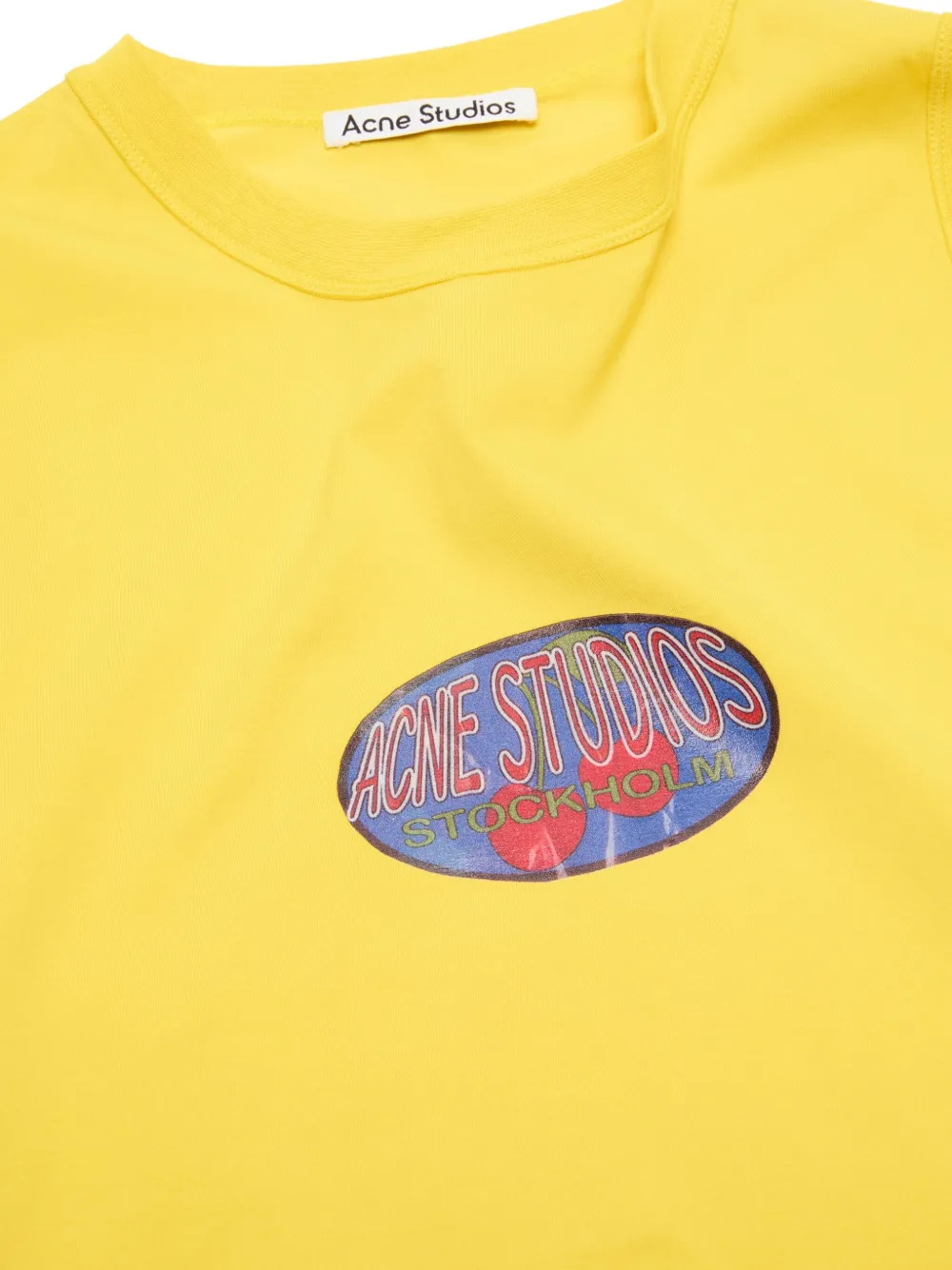 Acne Studios Jersey top Geel