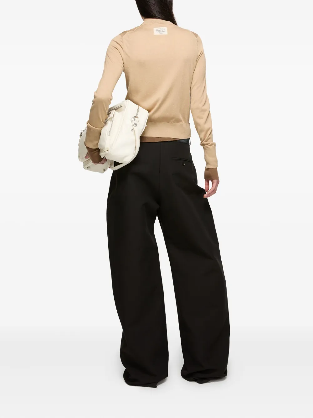 Acne Studios layered cardigan Bruin