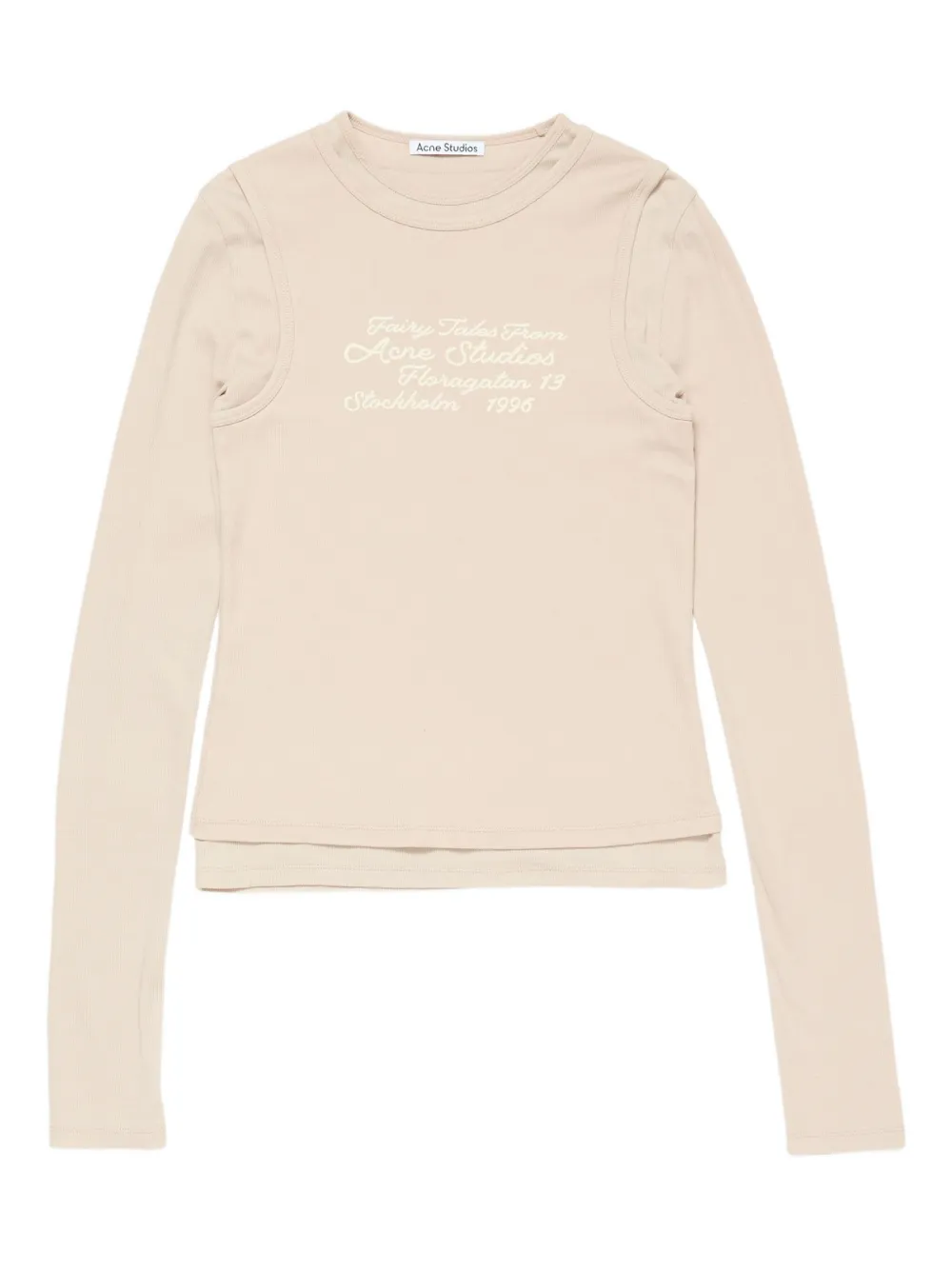 Acne Studios Gelaagd vest Beige