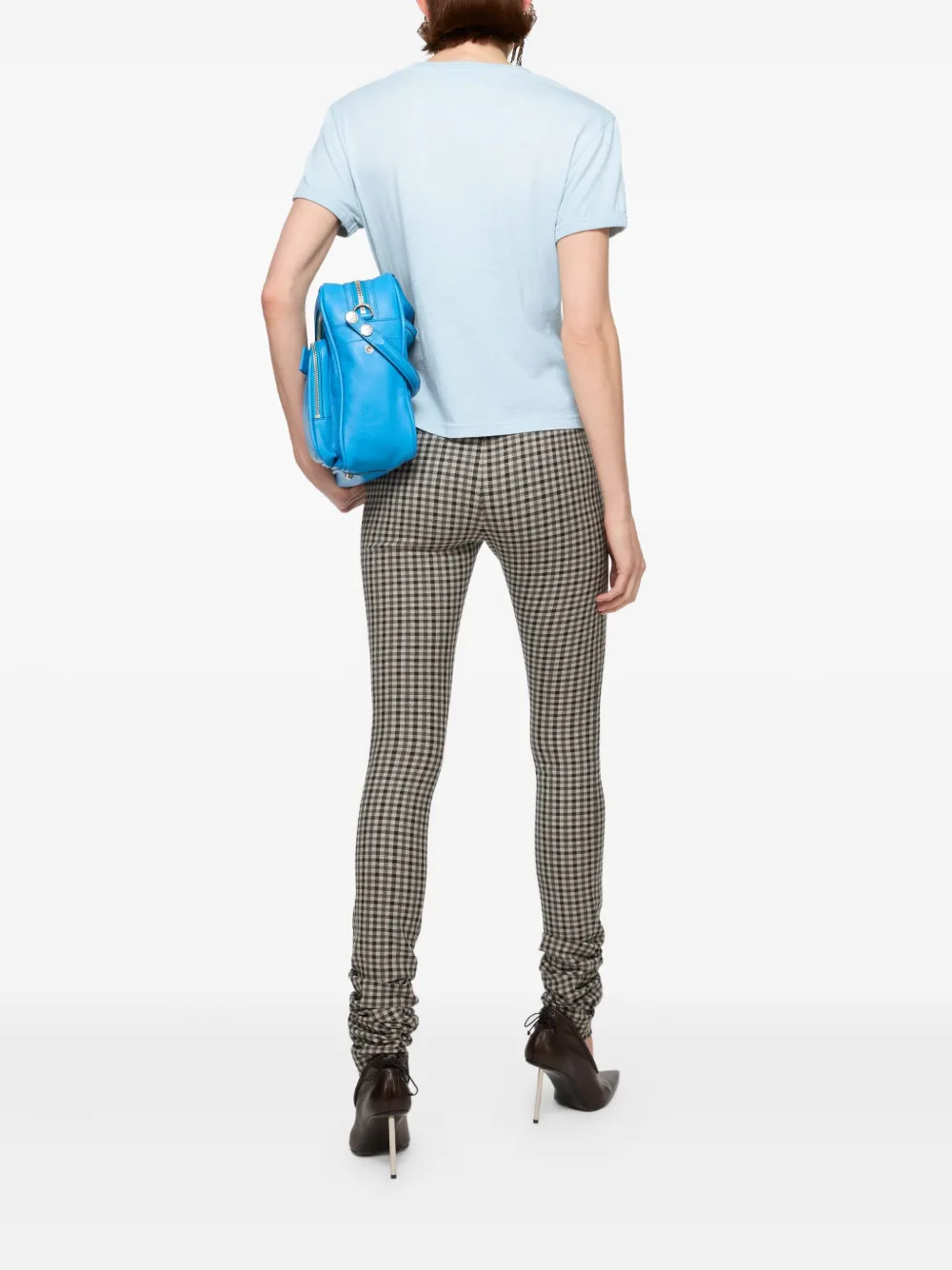 Acne Studios T-shirt met lintprint Blauw