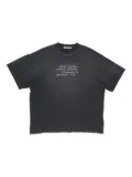 Acne Studios letter-print cotton T-shirt - Black