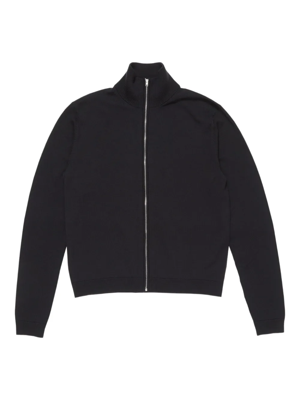 Acne Studios high-neck zip-up cardigan Zwart