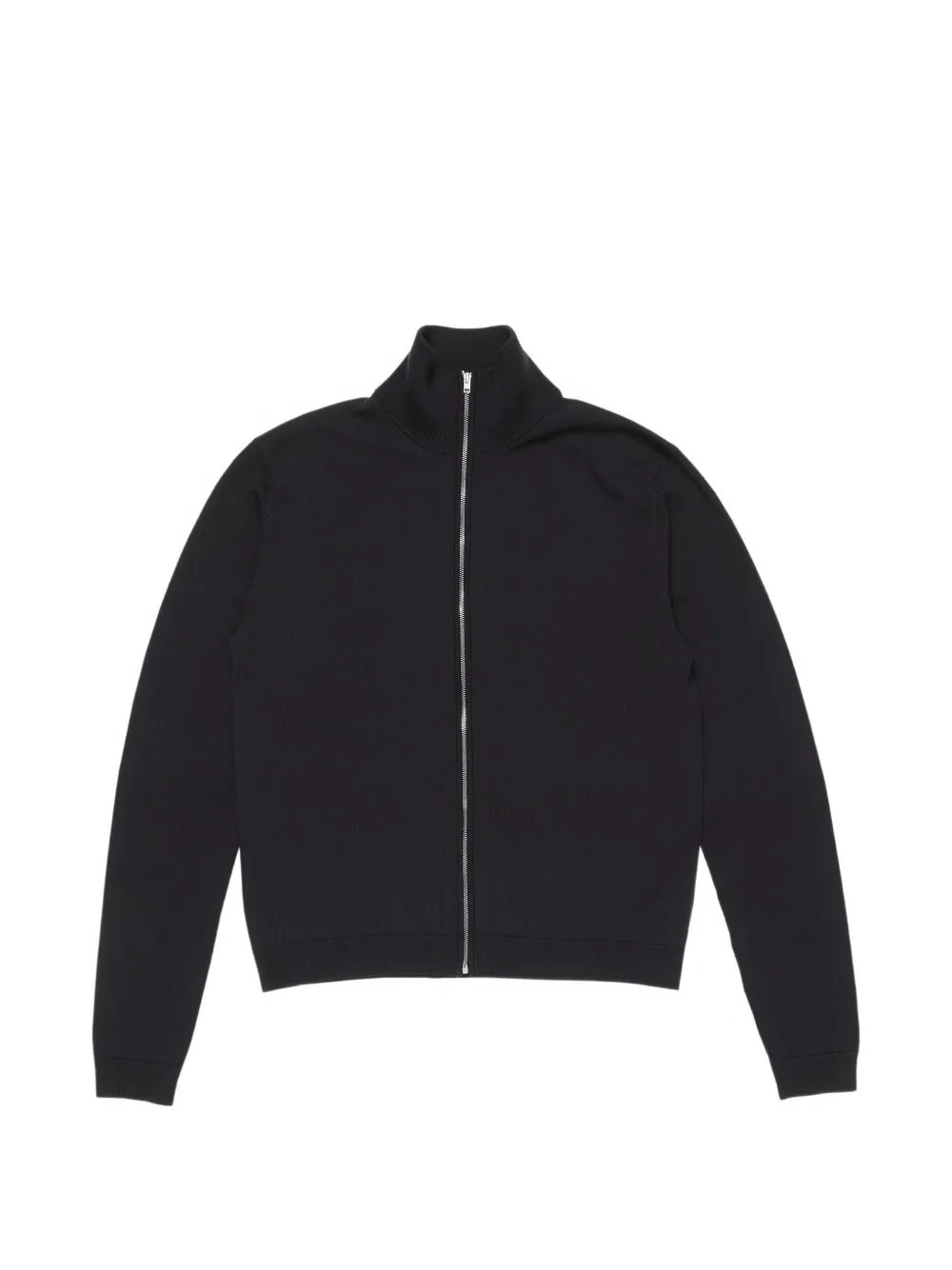 Acne Studios Vest met hoge hals en rits Zwart