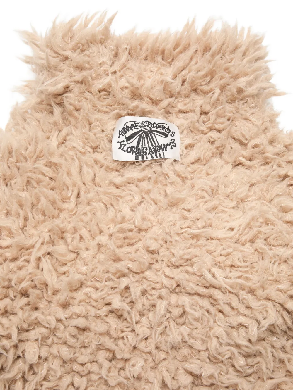 Acne Studios Oversized Cardigan In Neutral