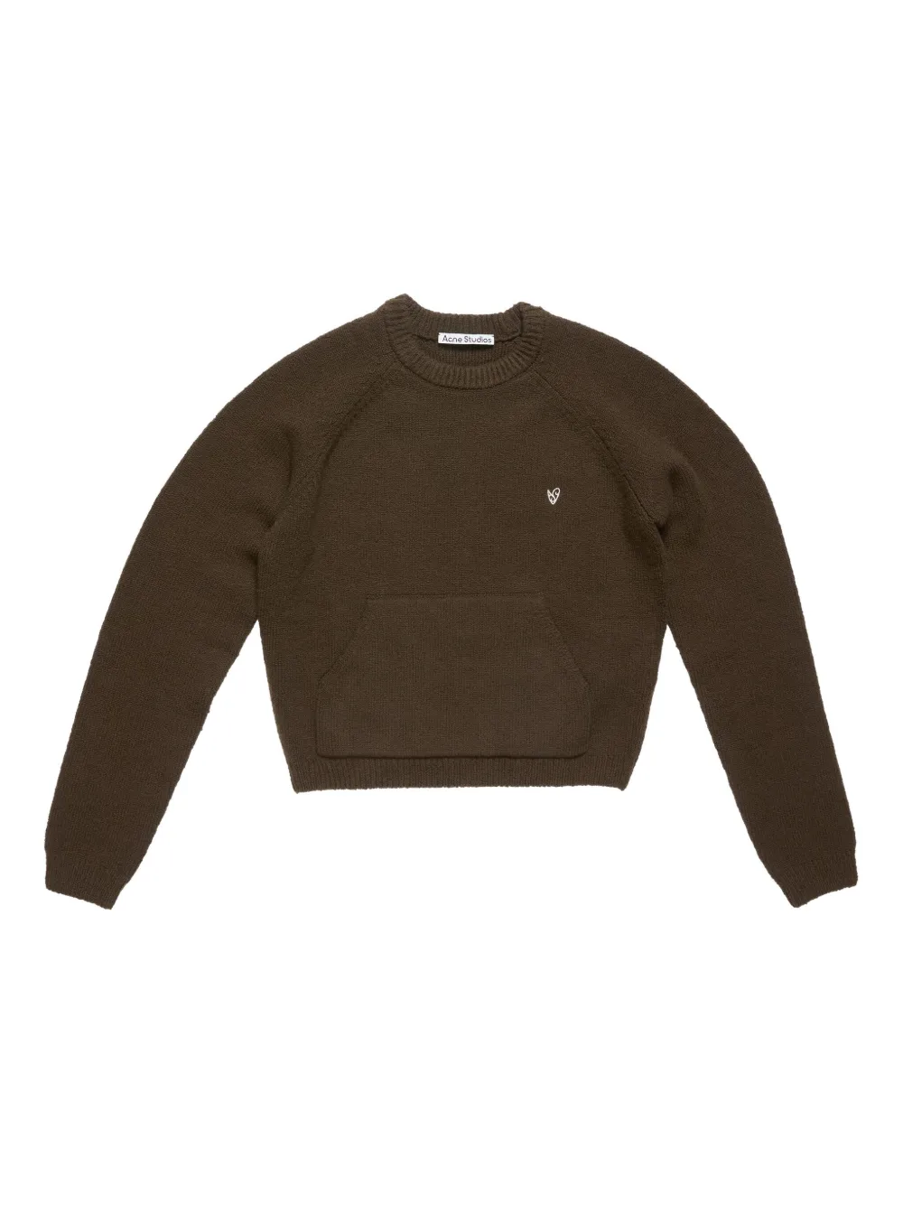 pocket-detail raglan-sleeve sweater