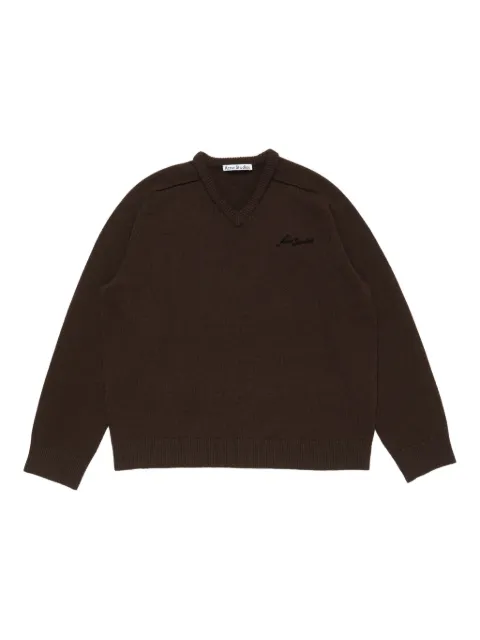 Acne Studios Pullover mit V-Ausschnitt