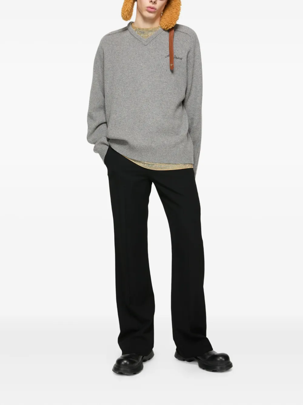 Acne Studios Fn Mn Knit000577 Clothing In Gray