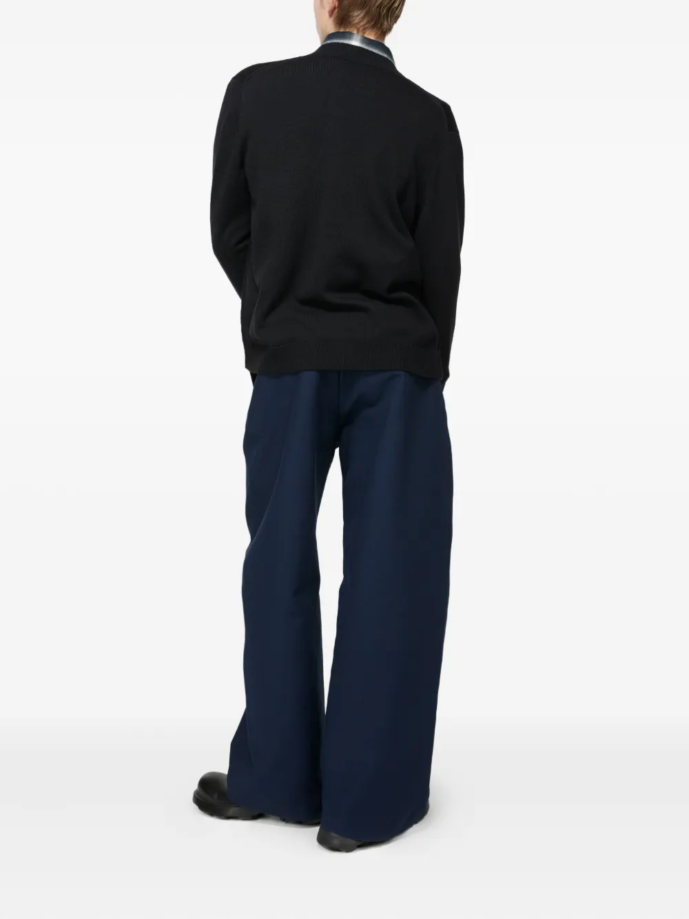 Acne Studios Geribbeld vest Zwart
