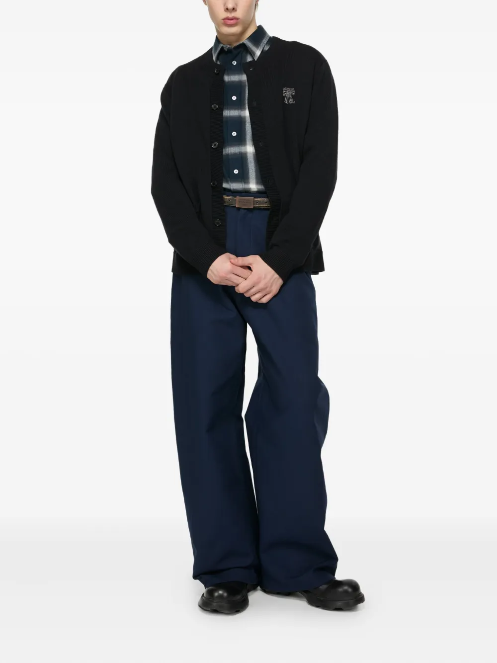 Acne Studios Geribbeld vest Zwart