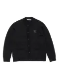 Acne Studios ribbed button-up cardigan - Black