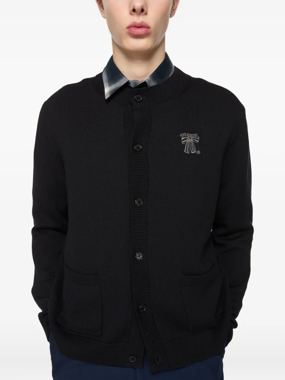 Acne Studios Geribbeld vest Zwart