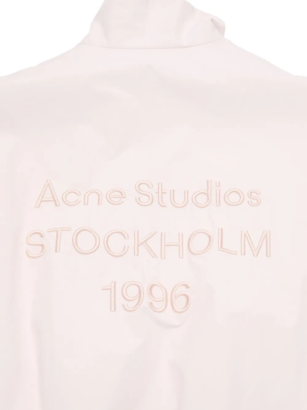 Acne Studios Jack met pofmouwen en rits Beige