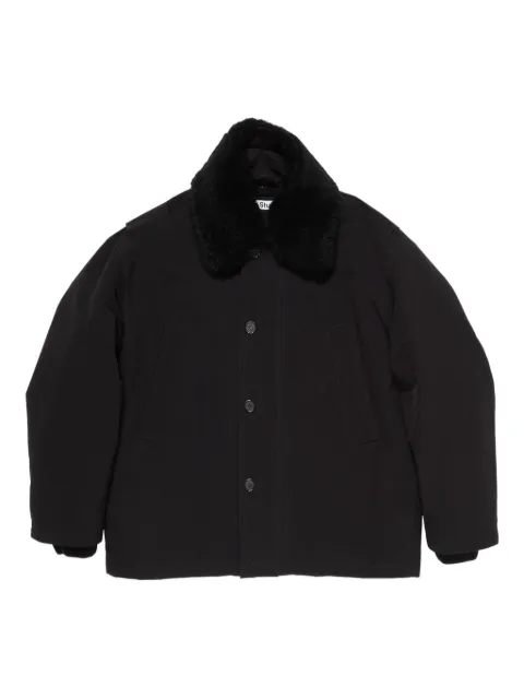 Acne Studios chamarra bomber con cuello texturizado