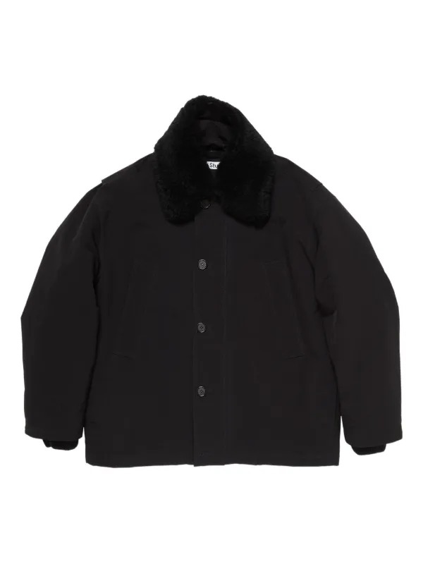 Acne Studios シアリングカラー ボンバージャケット | ブラック