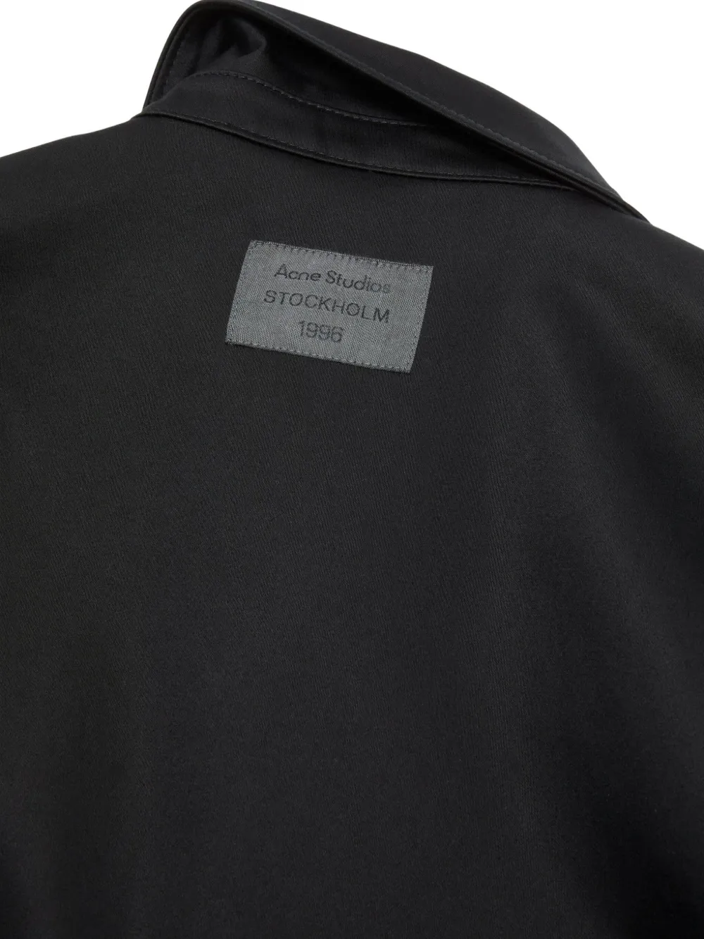 Acne Studios Jack met knoopsluiting Zwart