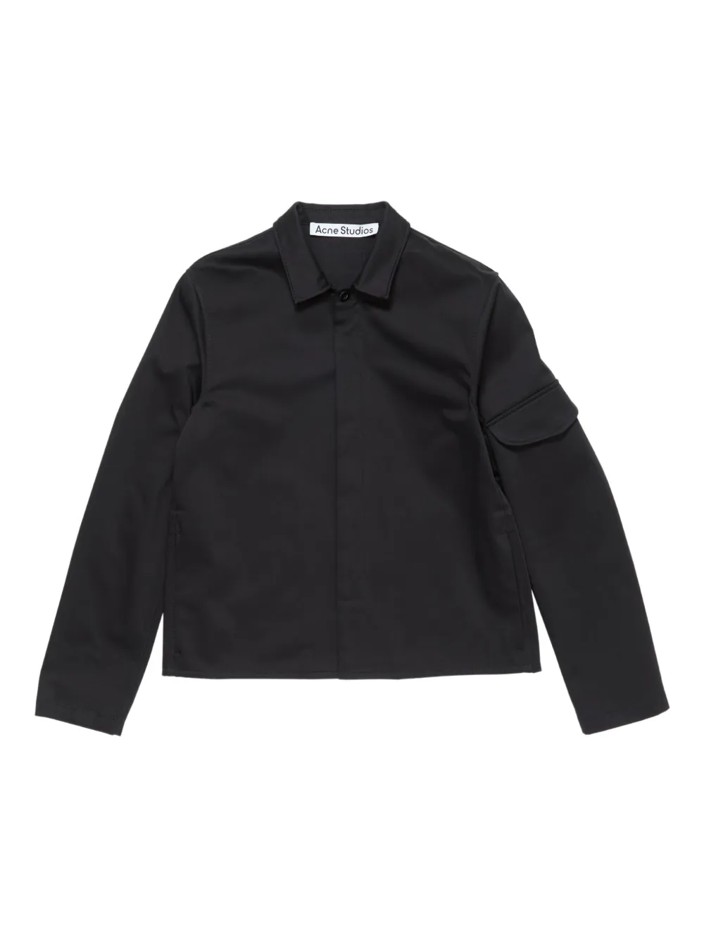 Acne Studios Jack met knoopsluiting Zwart