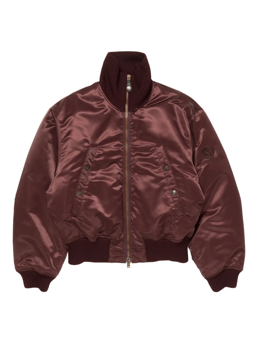 Acne Studios Bomberjacke in Satinoptik | Rot | Image 1