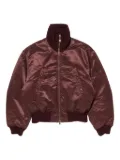 Acne Studios satin-finish bomber jacket - Red