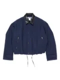 Acne Studios logo-patch bomber jacket - Blue