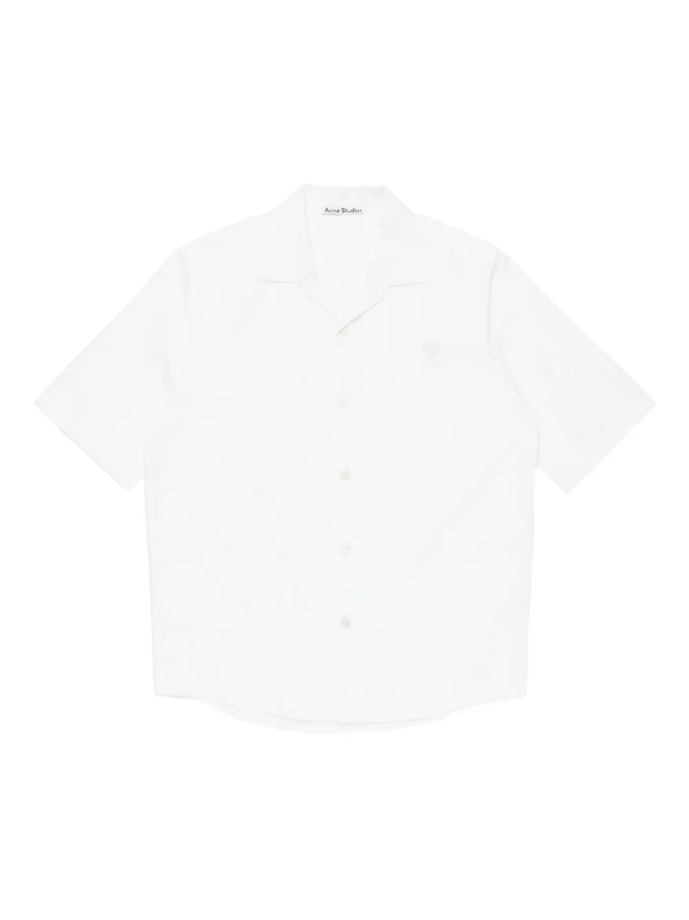 Acne Studios short-sleeve button-up shirt Wit
