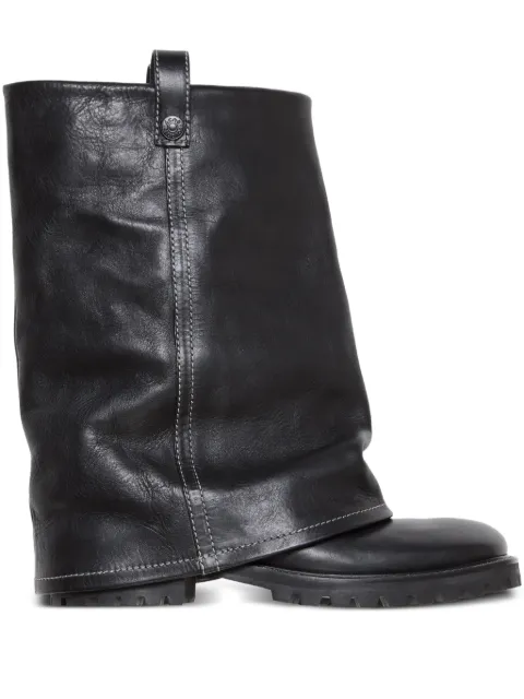 Acne Studios slouch calf leather boots