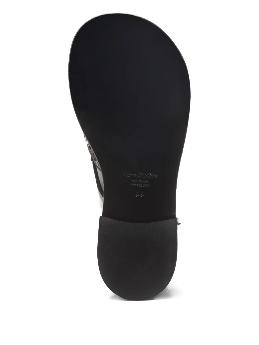 Acne Studios Leren derby schoenen verfraaid met studs Zwart