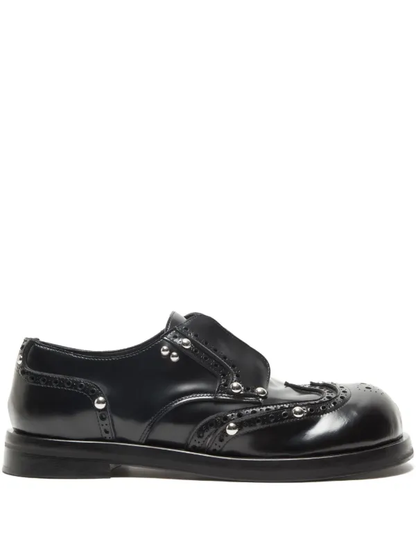 Acne Studios スタッズ ダービーシューズ | ブラック | FARFETCH JP