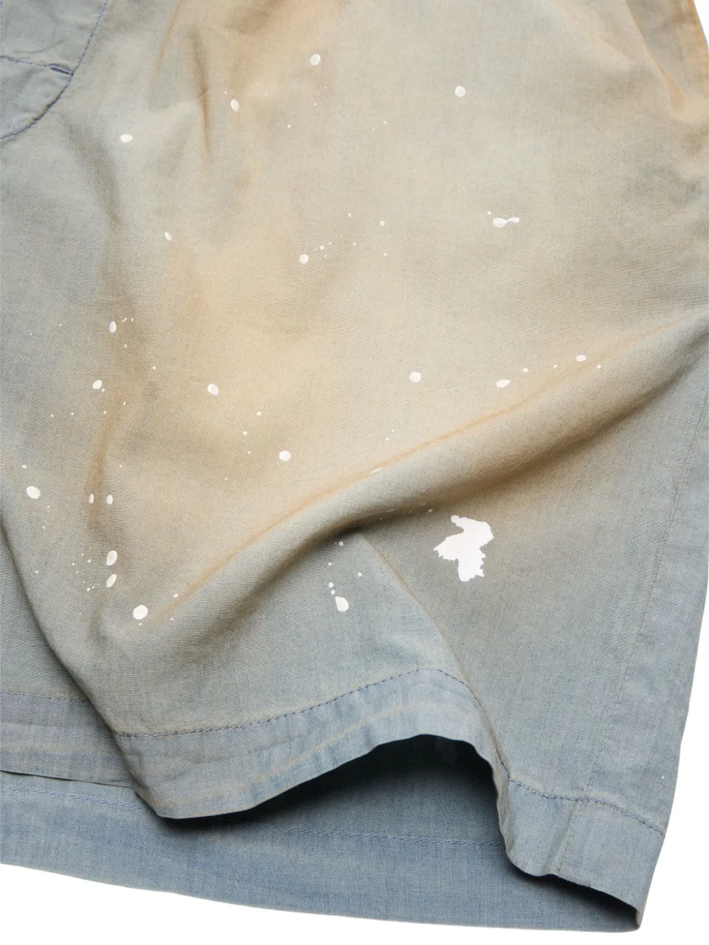 Acne Studios Shorts met logo Blauw