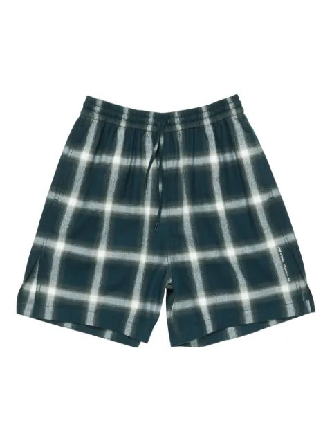 Acne Studios checked elastic-waist shorts
