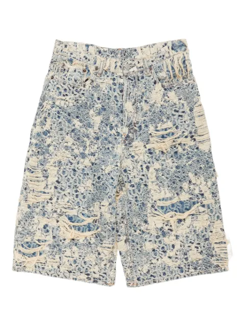 Acne Studios distressed shorts