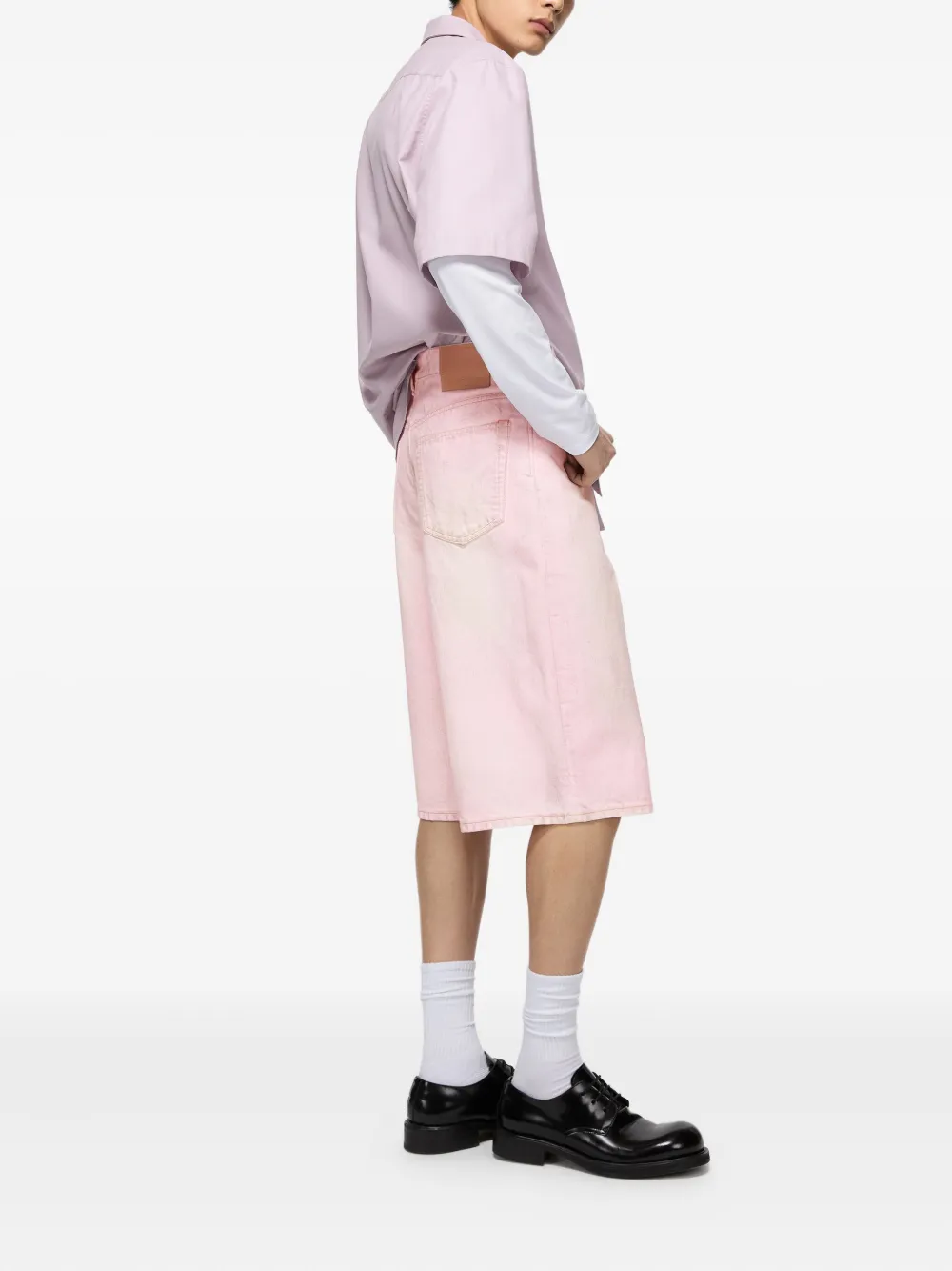 Acne Studios Katoenen shorts Roze